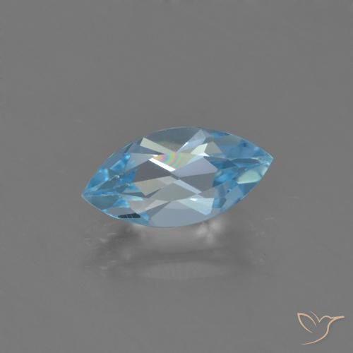 1.31ct 天然 スイスブルー トパーズ, マーキーズ, VVS-VS