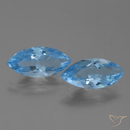 Shop natural 7.07ct スイスブルー トパーズ gems, マーキーズ, from ブラジル at GemSelect. In stock, global shipping!