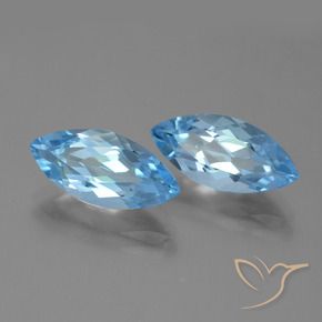 Shop natural 7.40ct スカイブルー トパーズ gems, マーキーズ, from ブラジル at GemSelect. In stock, global shipping!