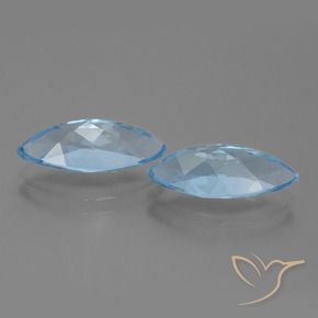 Shop natural 7.40ct スカイブルー トパーズ gems, マーキーズ, from ブラジル at GemSelect. In stock, global shipping!