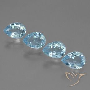 Shop natural 3.59ct スカイブルー トパーズ gems, 洋梨の形, from ブラジル at GemSelect. In stock, global shipping!