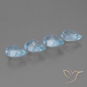 Shop natural 3.59ct スカイブルー トパーズ gems, 洋梨の形, from ブラジル at GemSelect. In stock, global shipping!