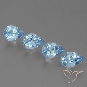 Shop natural 3.41ct スイスブルー トパーズ gems, 洋梨の形, from ブラジル at GemSelect. In stock, global shipping!