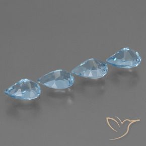 Shop natural 3.41ct スイスブルー トパーズ gems, 洋梨の形, from ブラジル at GemSelect. In stock, global shipping!