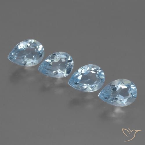 Shop natural 3.45ct スカイブルー トパーズ gems, 洋梨の形, from ブラジル at GemSelect. In stock, global shipping!