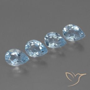 Shop natural 3.45ct スカイブルー トパーズ gems, 洋梨の形, from ブラジル at GemSelect. In stock, global shipping!