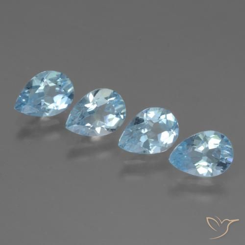 Shop natural 3.28ct スイスブルー トパーズ gems, 洋梨の形, from ブラジル at GemSelect. In stock, global shipping!