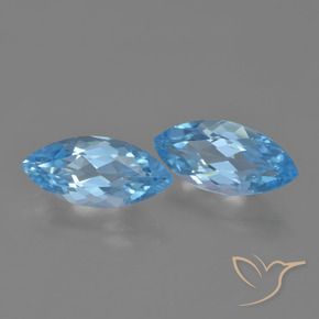 Shop natural 7.46ct スイスブルー トパーズ gems, マーキーズ, from ブラジル at GemSelect. In stock, global shipping!