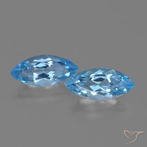 Shop natural 7.26ct スイスブルー トパーズ gems, マーキーズ, from ブラジル at GemSelect. In stock, global shipping!