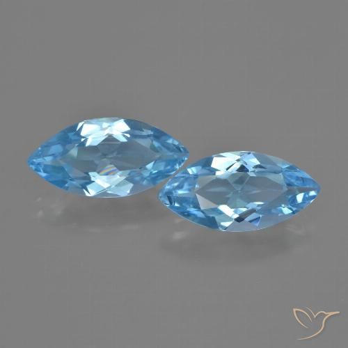 Shop natural 6.94ct スイスブルー トパーズ gems, マーキーズ, from ブラジル at GemSelect. In stock, global shipping!