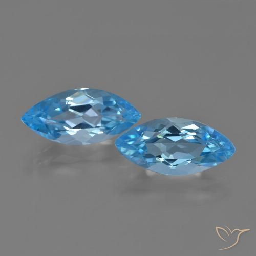 Shop natural 7.54ct スイスブルー トパーズ gems, マーキーズ, from ブラジル at GemSelect. In stock, global shipping!