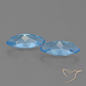 Shop natural 7.66ct スイスブルー トパーズ gems, マーキーズ, from ブラジル at GemSelect. In stock, global shipping!
