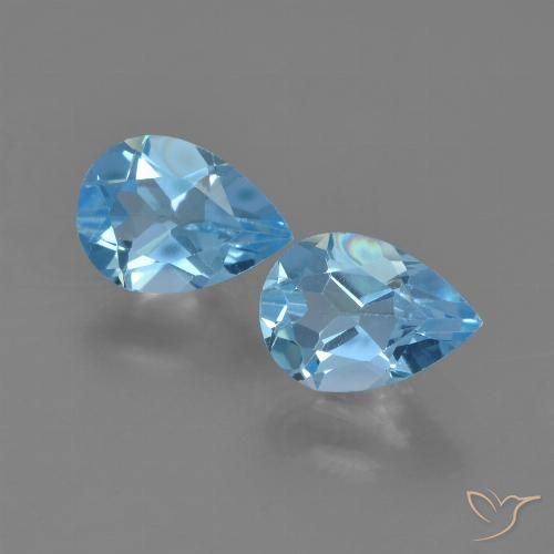 Shop natural 1.70ct スイスブルー トパーズ gems, 洋梨の形, from ブラジル at GemSelect. In stock, global shipping!