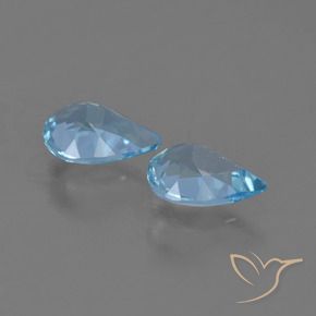 Shop natural 1.36ct スカイブルー トパーズ gems, 洋梨の形, from ブラジル at GemSelect. In stock, global shipping!