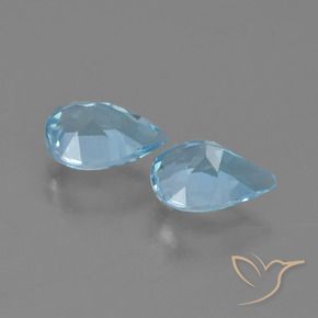 Shop natural 1.60ct スカイブルー トパーズ gems, 洋梨の形, from ブラジル at GemSelect. In stock, global shipping!