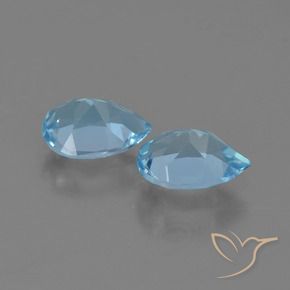 Shop natural 1.57ct スカイブルー トパーズ gems, 洋梨の形, from ブラジル at GemSelect. In stock, global shipping!