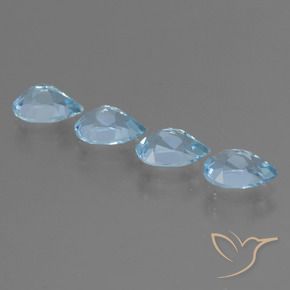 Shop natural 3.35ct スカイブルー トパーズ gems, 洋梨の形, from ブラジル at GemSelect. In stock, global shipping!