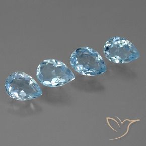 Shop natural 3.69ct スカイブルー トパーズ gems, 洋梨の形, from ブラジル at GemSelect. In stock, global shipping!