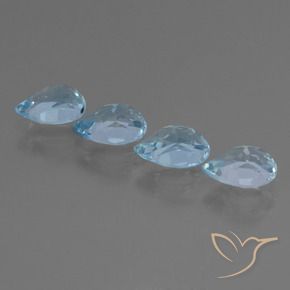 Shop natural 3.69ct スカイブルー トパーズ gems, 洋梨の形, from ブラジル at GemSelect. In stock, global shipping!