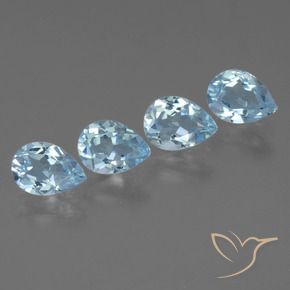 Shop natural 3.28ct スカイブルー トパーズ gems, 洋梨の形, from ブラジル at GemSelect. In stock, global shipping!