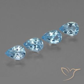 Shop natural 3.11ct スカイブルー トパーズ gems, 洋梨の形, from ブラジル at GemSelect. In stock, global shipping!