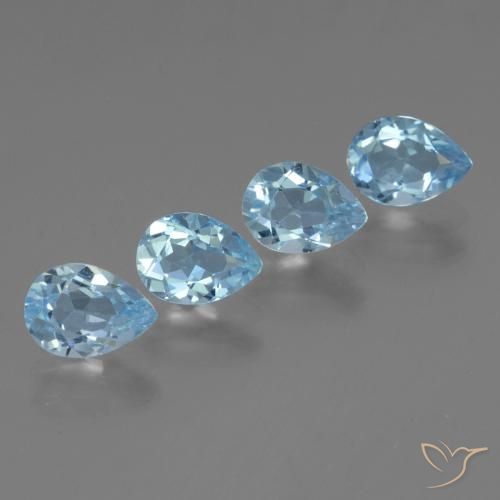 Shop natural 3.70ct スカイブルー トパーズ gems, 洋梨の形, from ブラジル at GemSelect. In stock, global shipping!
