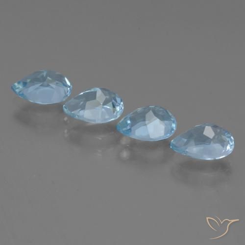 Shop natural 3.70ct スカイブルー トパーズ gems, 洋梨の形, from ブラジル at GemSelect. In stock, global shipping!