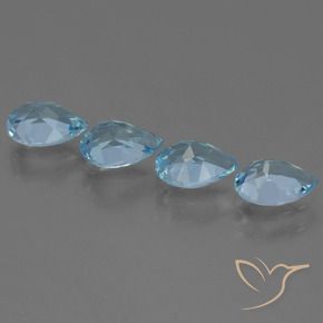 Shop natural 3.44ct スカイブルー トパーズ gems, 洋梨の形, from ブラジル at GemSelect. In stock, global shipping!