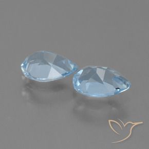 Shop natural 1.62ct スカイブルー トパーズ gems, 洋梨の形, from ブラジル at GemSelect. In stock, global shipping!
