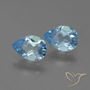 Shop natural 1.57ct スカイブルー トパーズ gems, 洋梨の形, from ブラジル at GemSelect. In stock, global shipping!