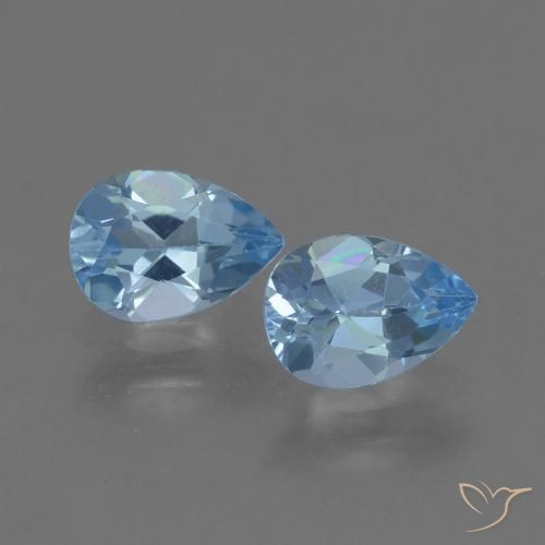 Shop natural 1.62ct スカイブルー トパーズ gems, 洋梨の形, from ブラジル at GemSelect. In stock, global shipping!