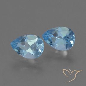 Shop natural 1.62ct スカイブルー トパーズ gems, 洋梨の形, from ブラジル at GemSelect. In stock, global shipping!