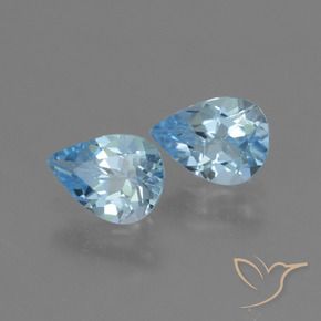 Shop natural 1.47ct スカイブルー トパーズ gems, 洋梨の形, from ブラジル at GemSelect. In stock, global shipping!