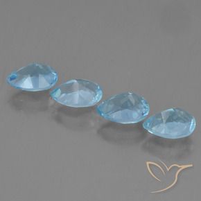 Shop natural 3.67ct スカイブルー トパーズ gems, 洋梨の形, from ブラジル at GemSelect. In stock, global shipping!