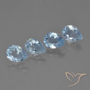Shop natural 3.46ct スカイブルー トパーズ gems, 洋梨の形, from ブラジル at GemSelect. In stock, global shipping!