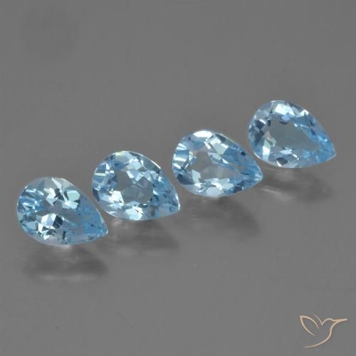 Shop natural 3.36ct スイスブルー トパーズ gems, 洋梨の形, from ブラジル at GemSelect. In stock, global shipping!