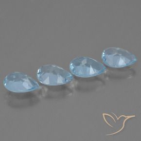 Shop natural 3.29ct スカイブルー トパーズ gems, 洋梨の形, from ブラジル at GemSelect. In stock, global shipping!