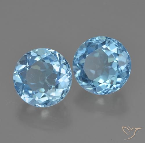 Shop natural 4.96ct スイスブルー トパーズ gems, ラウンド, from ブラジル at GemSelect. In stock, global shipping!