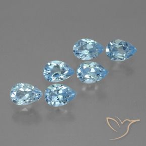 Shop natural 3.38ct スカイブルー トパーズ gems, 洋梨の形, from ブラジル at GemSelect. In stock, global shipping!
