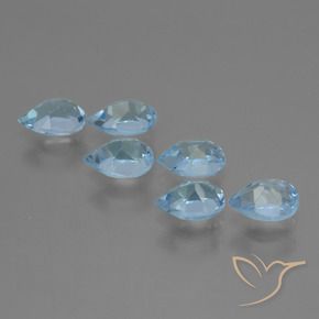 Shop natural 3.38ct スカイブルー トパーズ gems, 洋梨の形, from ブラジル at GemSelect. In stock, global shipping!