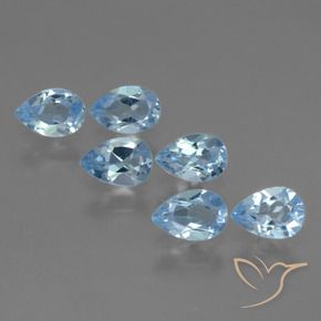 Shop natural 3.22ct スカイブルー トパーズ gems, 洋梨の形, from ブラジル at GemSelect. In stock, global shipping!