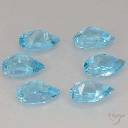 Shop natural 3.56ct スイスブルー トパーズ gems, 洋梨の形, from ブラジル at GemSelect. In stock, global shipping!