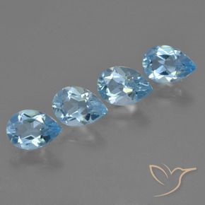 Shop natural 2.96ct スイスブルー トパーズ gems, 洋梨の形, from ブラジル at GemSelect. In stock, global shipping!