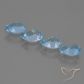 Shop natural 2.96ct スイスブルー トパーズ gems, 洋梨の形, from ブラジル at GemSelect. In stock, global shipping!