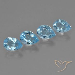 Shop natural 3.31ct スイスブルー トパーズ gems, 洋梨の形, from ブラジル at GemSelect. In stock, global shipping!