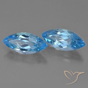 Shop natural 7.66ct スイスブルー トパーズ gems, マーキーズ, from ブラジル at GemSelect. In stock, global shipping!