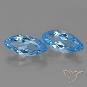 Shop natural 7.27ct スイスブルー トパーズ gems, マーキーズ, from ブラジル at GemSelect. In stock, global shipping!