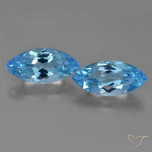 Shop natural 7.34ct スイスブルー トパーズ gems, マーキーズ, from ブラジル at GemSelect. In stock, global shipping!
