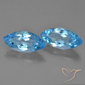 Shop natural 7.34ct スイスブルー トパーズ gems, マーキーズ, from ブラジル at GemSelect. In stock, global shipping!