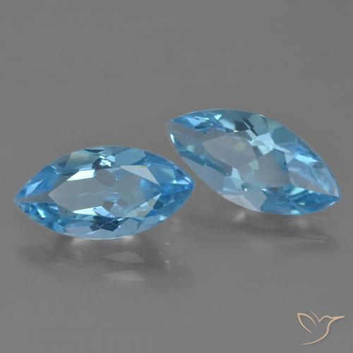 Shop natural 6.41ct スイスブルー トパーズ gems, マーキーズ, from ブラジル at GemSelect. In stock, global shipping!